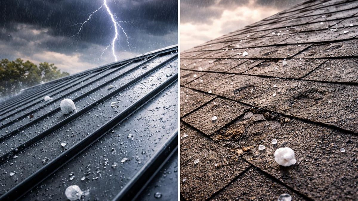 Metal roof vs shingle roof comparison